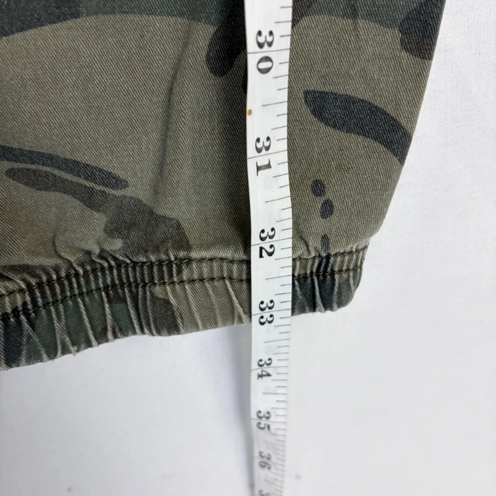 Wrangler Boys Camo Cargo‎ Jogger Canvas Pants Green Camouflage Size 14 Regular